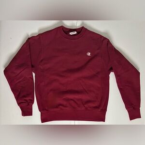 Champion Men's Burgundy Crewneck Sweater